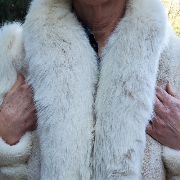 Full Length Blush Mink Coat by Edd Jacobs, Somper - Picture 7 of 8